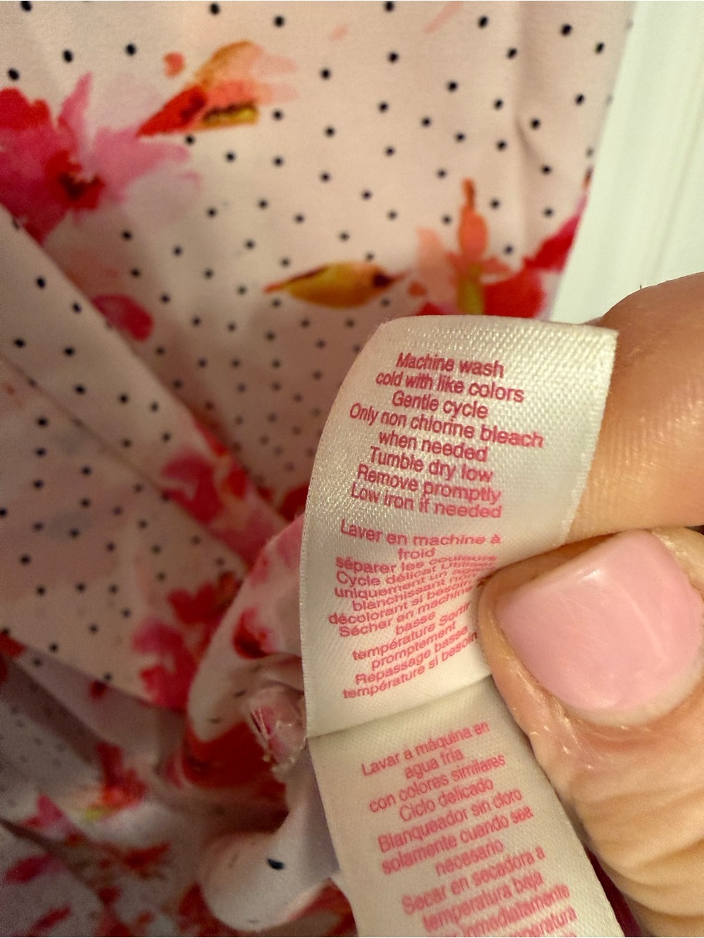 Oscar De La Renta Pink Label Floral Wrap Robe XS Cottagecore Pristine - Picture 12 of 15